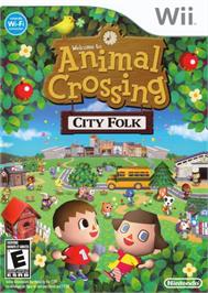 Box cover for Animal Crossing - Let's Go To The City on the Nintendo Wii.