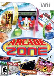 Box cover for Arcade Zone on the Nintendo Wii.