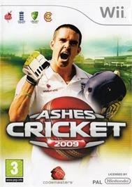Box cover for Ashes Cricket 2009 on the Nintendo Wii.