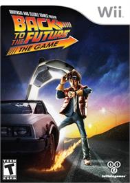 Box cover for Back To The Future - The Game on the Nintendo Wii.