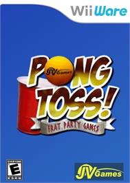 Box cover for Beer Pong! on the Nintendo Wii.
