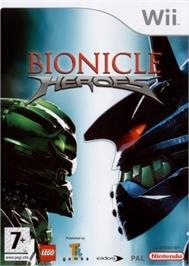 Box cover for Bionicle Heroes on the Nintendo Wii.