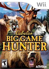 Box cover for Cabela's Big Game Hunter on the Nintendo Wii.