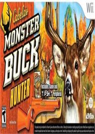 Box cover for Cabela's Monster Buck Hunter on the Nintendo Wii.