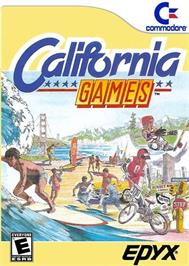Box cover for California Games (C64) on the Nintendo Wii.