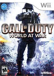 Box cover for Call Of Duty - World At War on the Nintendo Wii.