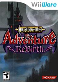 Box cover for Castlevania - The Adventure Rebirth on the Nintendo Wii.