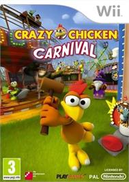 Box cover for Crazy Chicken - Carnival on the Nintendo Wii.