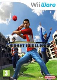 Box cover for Cricket Challenge on the Nintendo Wii.