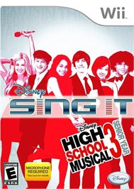 Box cover for Disney Sing It! High School Musical 3 - Senior Year on the Nintendo Wii.