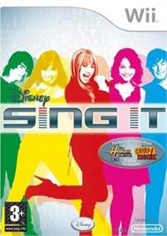 Box cover for Disney Sing It on the Nintendo Wii.