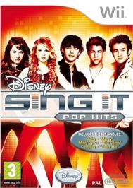 Box cover for Disney Sing It - Pop Hits on the Nintendo Wii.
