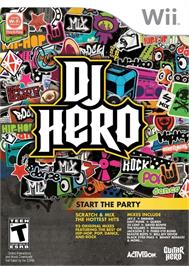 Box cover for Dj Hero on the Nintendo Wii.
