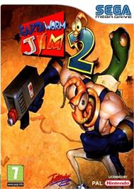 Box cover for Earthworm Jim 2 (SMD) on the Nintendo Wii.
