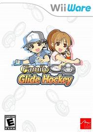 Box cover for Family Glide Hockey on the Nintendo Wii.