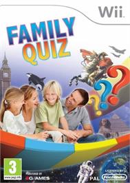 Box cover for Family Quiz on the Nintendo Wii.