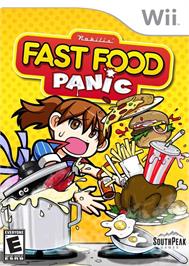 Box cover for Fast Food Panic on the Nintendo Wii.