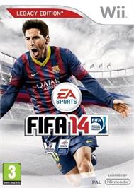 Box cover for Fifa 14 on the Nintendo Wii.