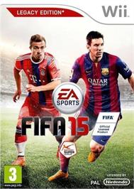 Box cover for Fifa 15 on the Nintendo Wii.