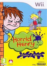 Box cover for Horrid Henry - Missions of Mischief on the Nintendo Wii.