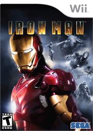 Box cover for Iron Man on the Nintendo Wii.