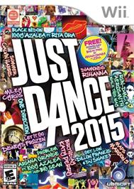 Box cover for Just Dance 2015 on the Nintendo Wii.