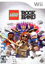 Box cover for Lego Rock Band on the Nintendo Wii.