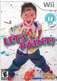 Box cover for Let's Paint on the Nintendo Wii.