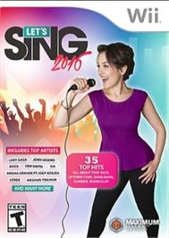 Box cover for Let's Sing 2016 - Hits Français on the Nintendo Wii.