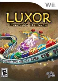 Box cover for Luxor Pharaoh's Challenge on the Nintendo Wii.
