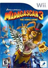 Box cover for Madagascar 3 - Bons Baisers D'europe on the Nintendo Wii.