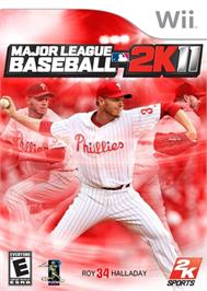 Box cover for Major League Baseball 2K11 on the Nintendo Wii.