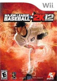 Box cover for Major League Baseball 2k12 on the Nintendo Wii.