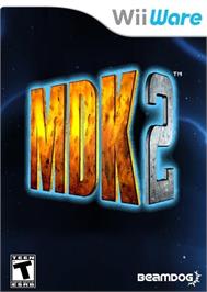 Box cover for Mdk 2 on the Nintendo Wii.