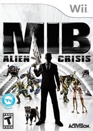 Box cover for Men In Black - Alien Crisis on the Nintendo Wii.