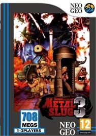 Box cover for Metal Slug 3 (NG) on the Nintendo Wii.
