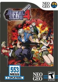 Box cover for Metal Slug 4 (NG) on the Nintendo Wii.