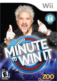 Box cover for Minute to Win It on the Nintendo Wii.