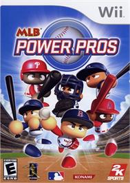 Box cover for Mlb Power Pros on the Nintendo Wii.