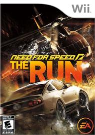 Box cover for Need For Speed - The Run on the Nintendo Wii.