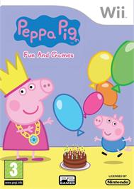 Box cover for Peppa Pig : Fun and Games on the Nintendo Wii.