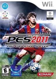 Box cover for Pro Evolution Soccer 2011 on the Nintendo Wii.