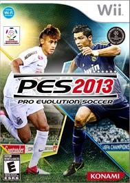 Box cover for Pro Evolution Soccer 2013 on the Nintendo Wii.