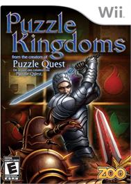 Box cover for Puzzle Kingdoms on the Nintendo Wii.