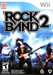 Box cover for Rock Band 2 on the Nintendo Wii.