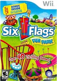 Box cover for Six Flags Fun Park on the Nintendo Wii.