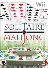 Box cover for Solitaire & Mahjong on the Nintendo Wii.