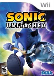 Box cover for Sonic Unleashed on the Nintendo Wii.