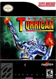 Box cover for Super Turrican (SNES) on the Nintendo Wii.