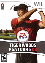 Box cover for Tiger Woods Pga Tour 08 on the Nintendo Wii.